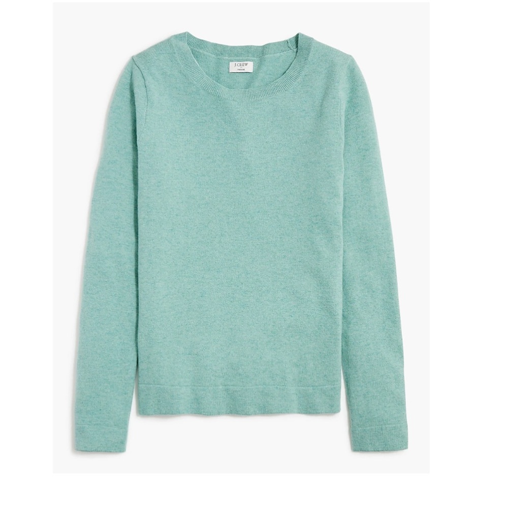 Cotton wool blend Teddie sweater Mint Size S/M